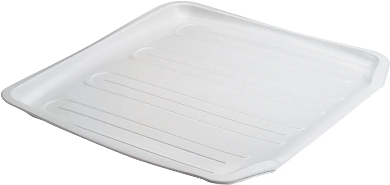 Small White Plastic Drain Tray for Efficient Water Collection
