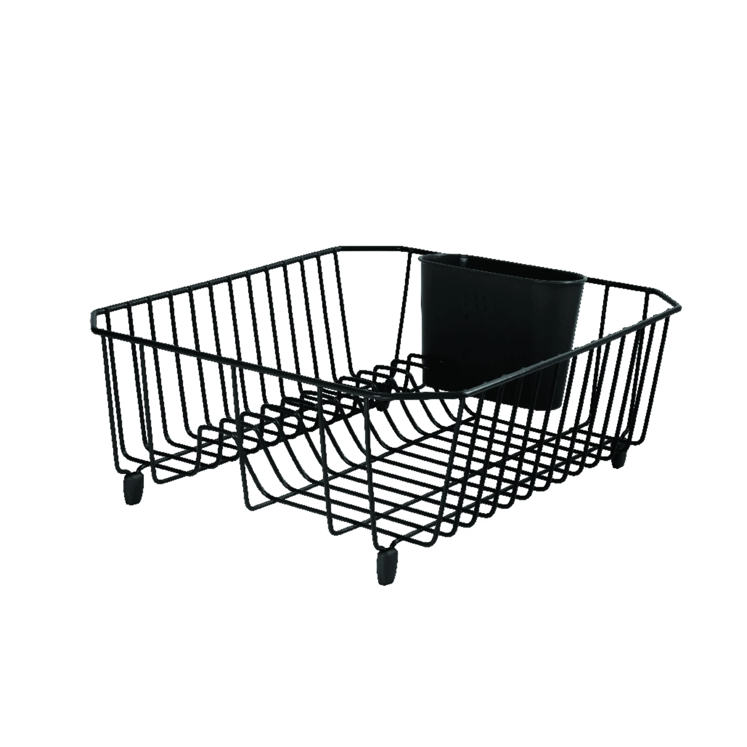 Rubbermaid 14.3 In. L X 12.4 In. W X 5.3 In. H Black Wire Sink Dish Drainer