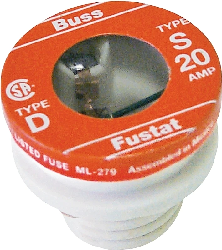 S Plug Fuse, 20-Amp, 4-Pk.