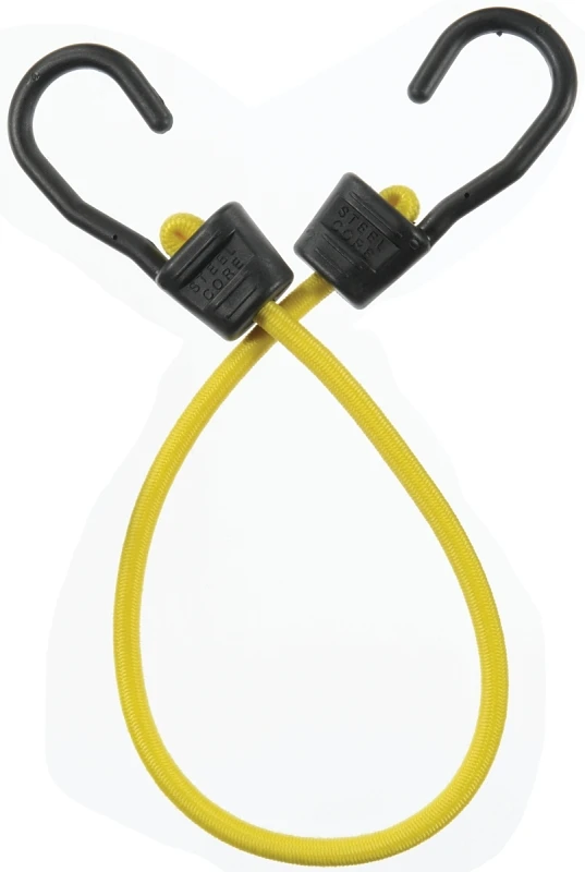 Ultra Bungee Cord, Red Rubber, 24 In.