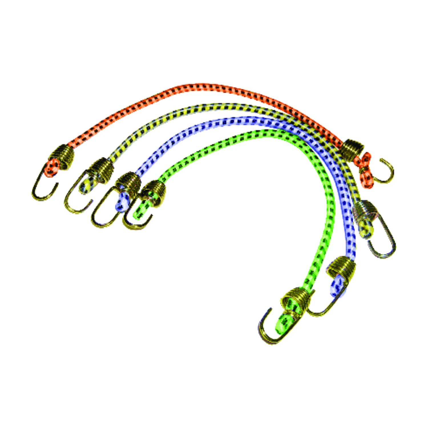 Keeper Assorted Bungee Cord 10 in. L X 0.16 in. 4 pk
