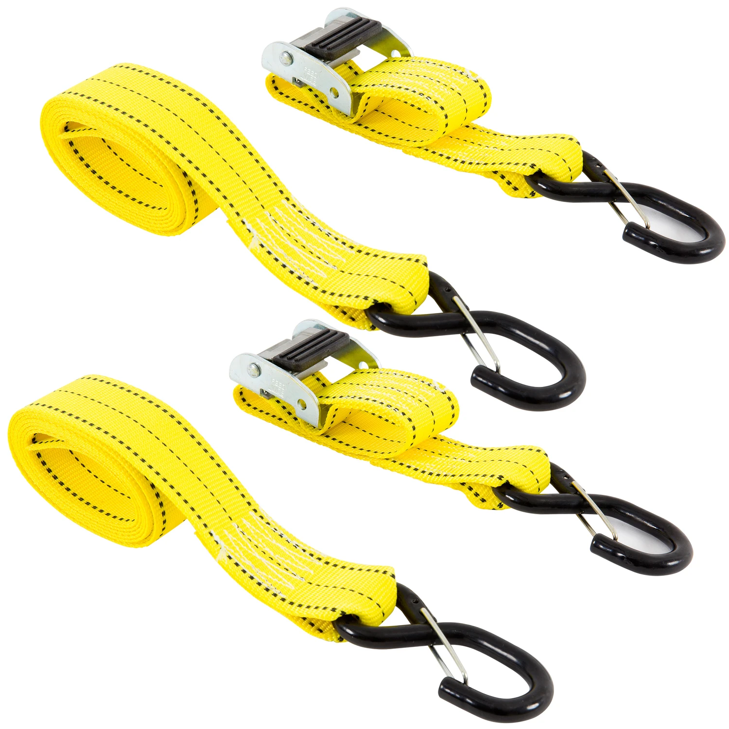 Wide-Mouth Cam Buckle Tie Down, 2 In. x 8 Ft., 2-Pk.