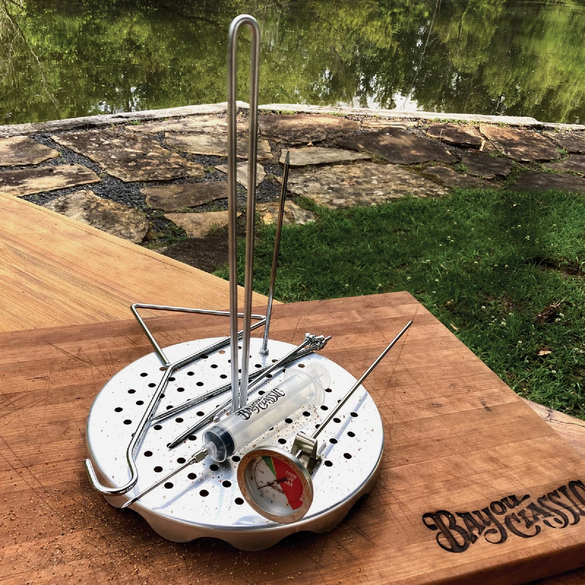 Bayou Classic Stainless Steel Poultry Frying Rack 1 pk