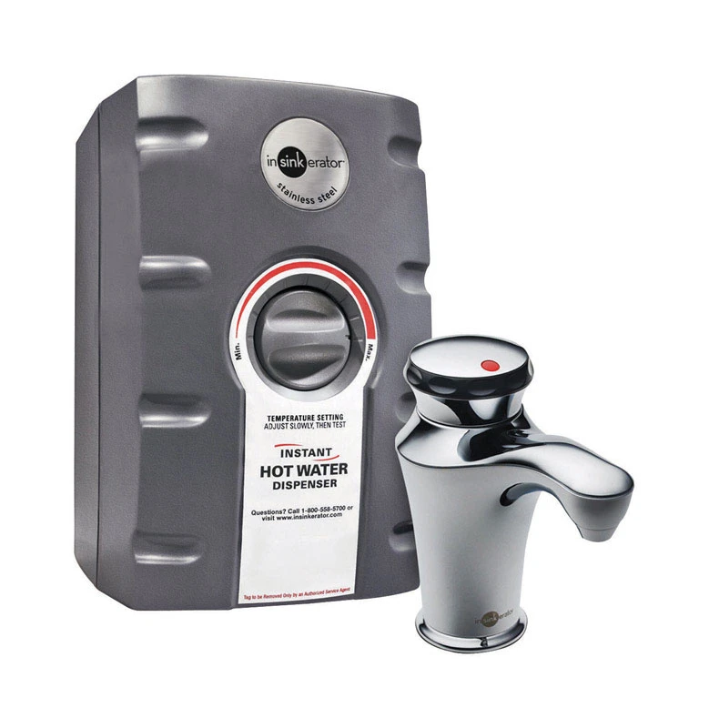 Invite 2/3 Gallon Silver Hot Water Dispenser Stainless Steel H-contour-ss