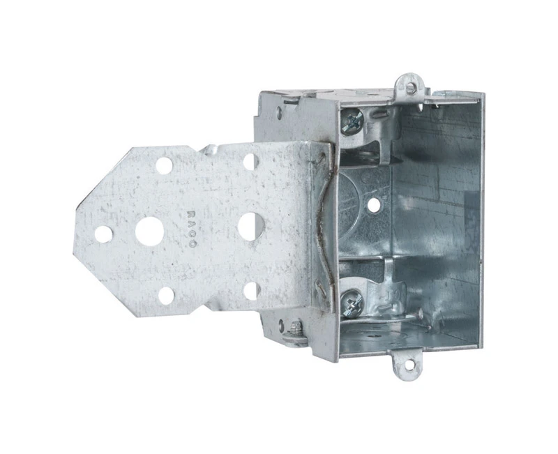 1-gang Steel Welded Armored Cable Wall Box, 4.87" X 3" X 2.5"