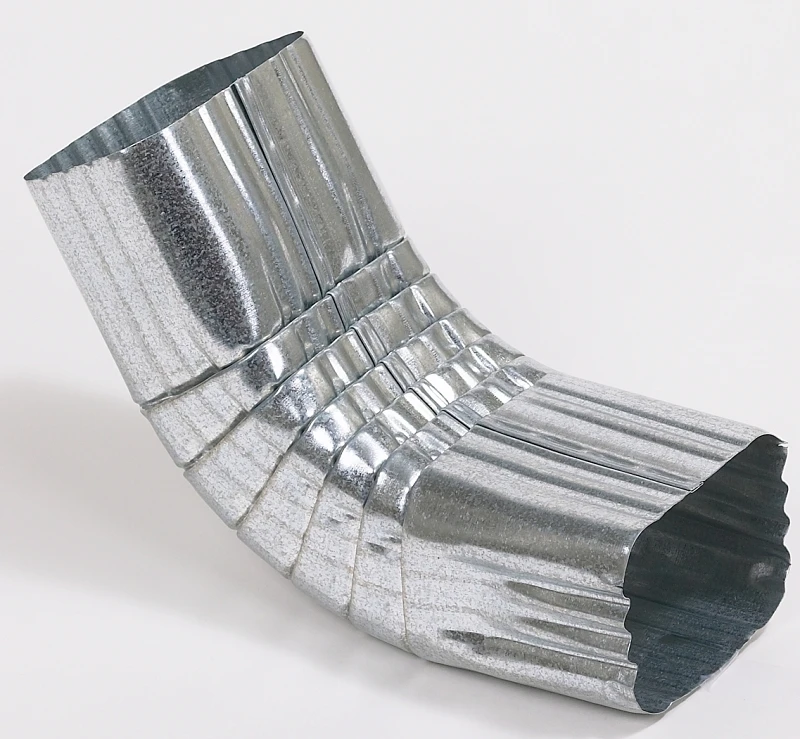 2 X 3 In. Galvanized Steel Front Downspout Elbow - Model 29264