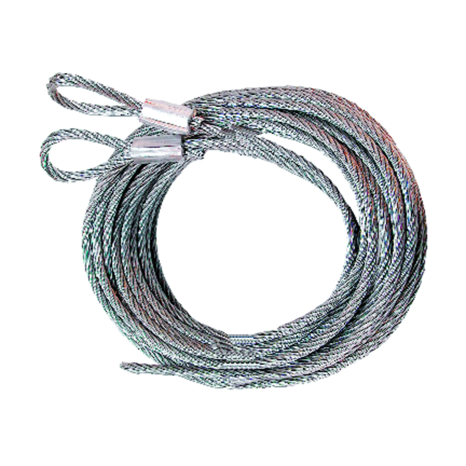 1/8 In. Carbon Steel Extension Cable, 12 Ft Length, Model Gd 52100, 2-pk