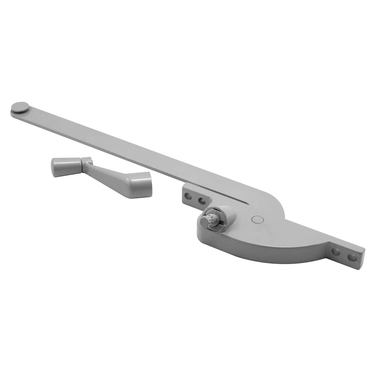 Right Hand Casement Window Operator, Teardrop Type, Aluminum Diecast, 9 Inch