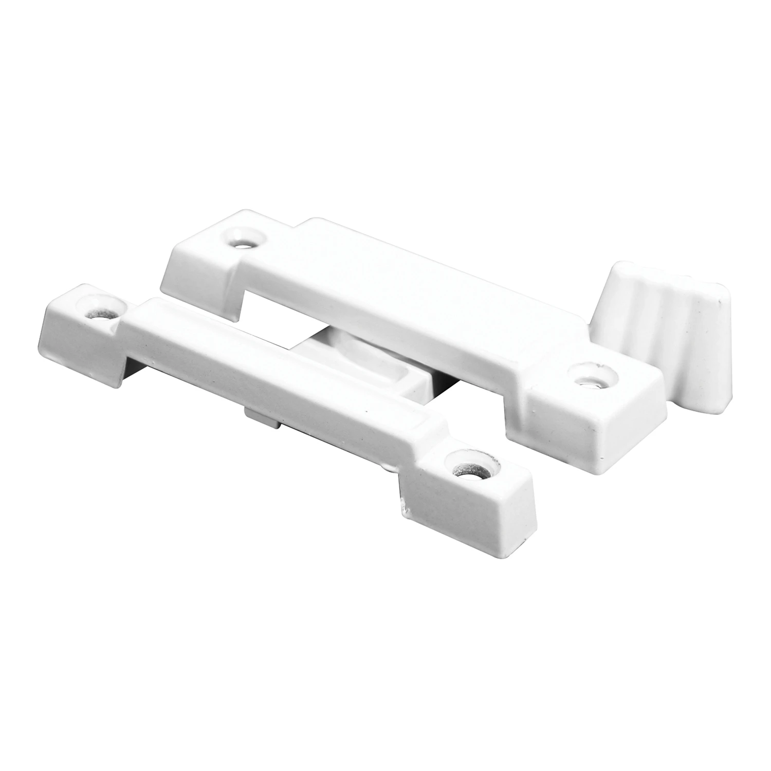 F 2533 Slim Line Window Sash Lock, Die-cast Zinc, 1 Pk, White Finish