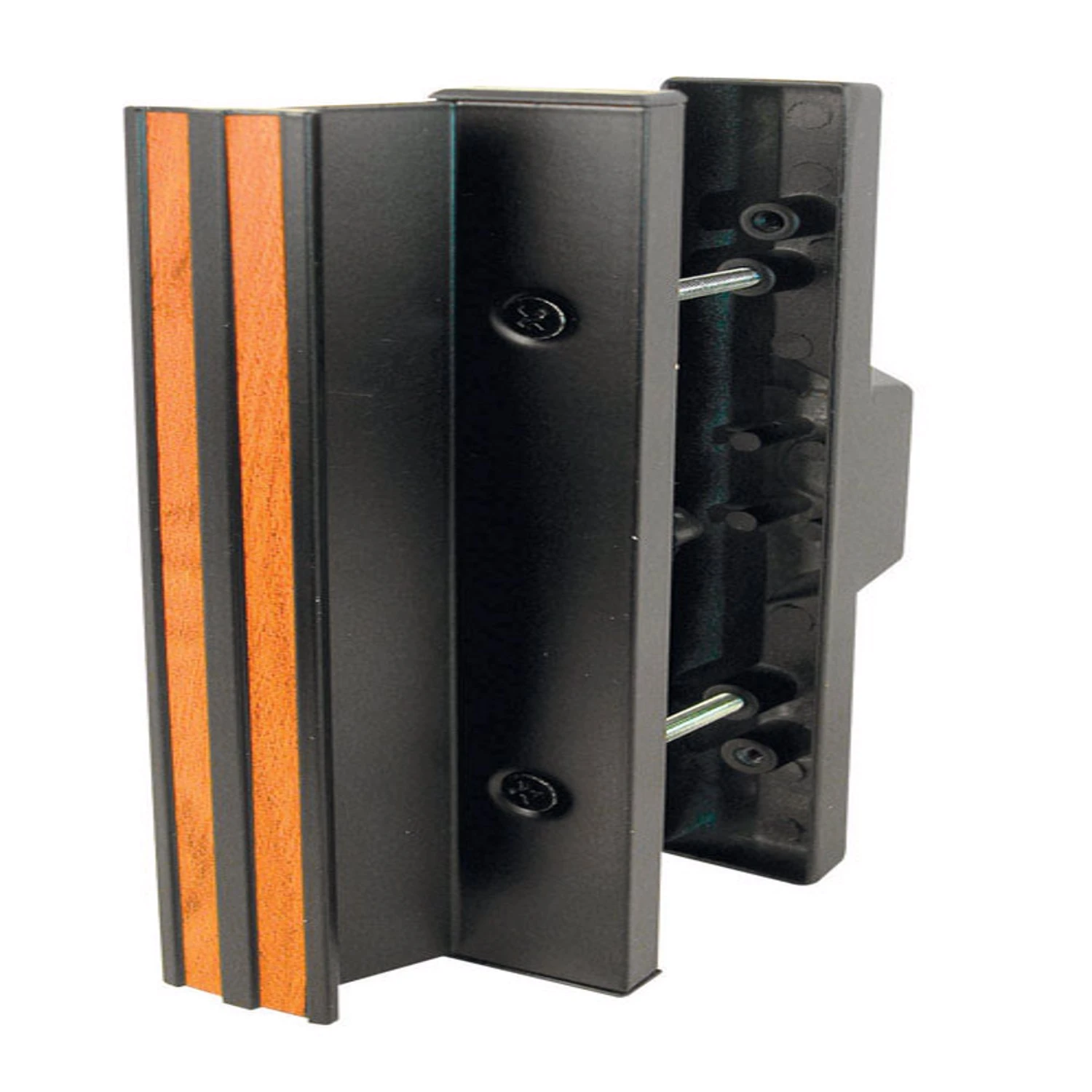 Mortise Sliding Patio Door Handle Set, Black, 3-15/16 In.