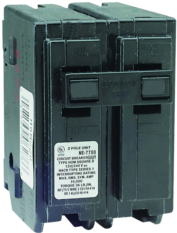 Homeline 70 Amp Double-pole Circuit Breaker, Model Hom270cp