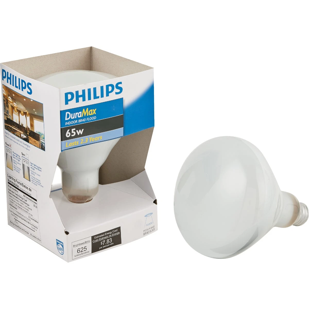 Duramax 65-watt Br40 Frosted Incandescent Floodlight Light Bulb 167411