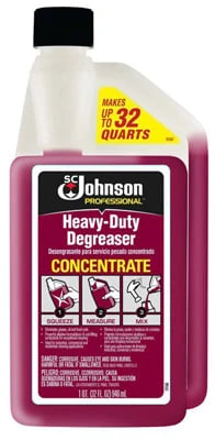 Heavy Duty Degreaser Concentrate, 32 Ounce Bottle, Model 74440