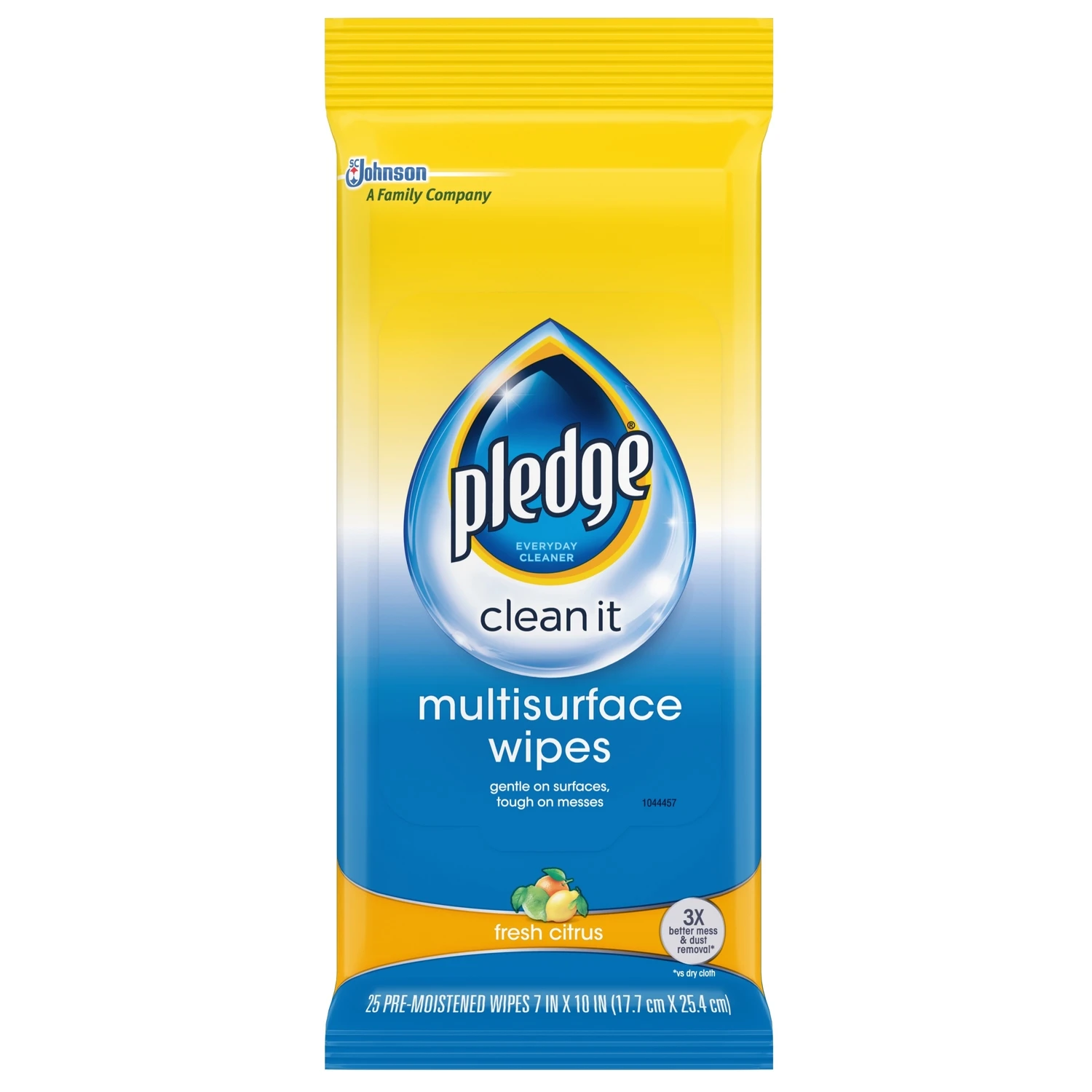 25-Count Multi-Surface Cleaning Wipes for Household and Office Use
