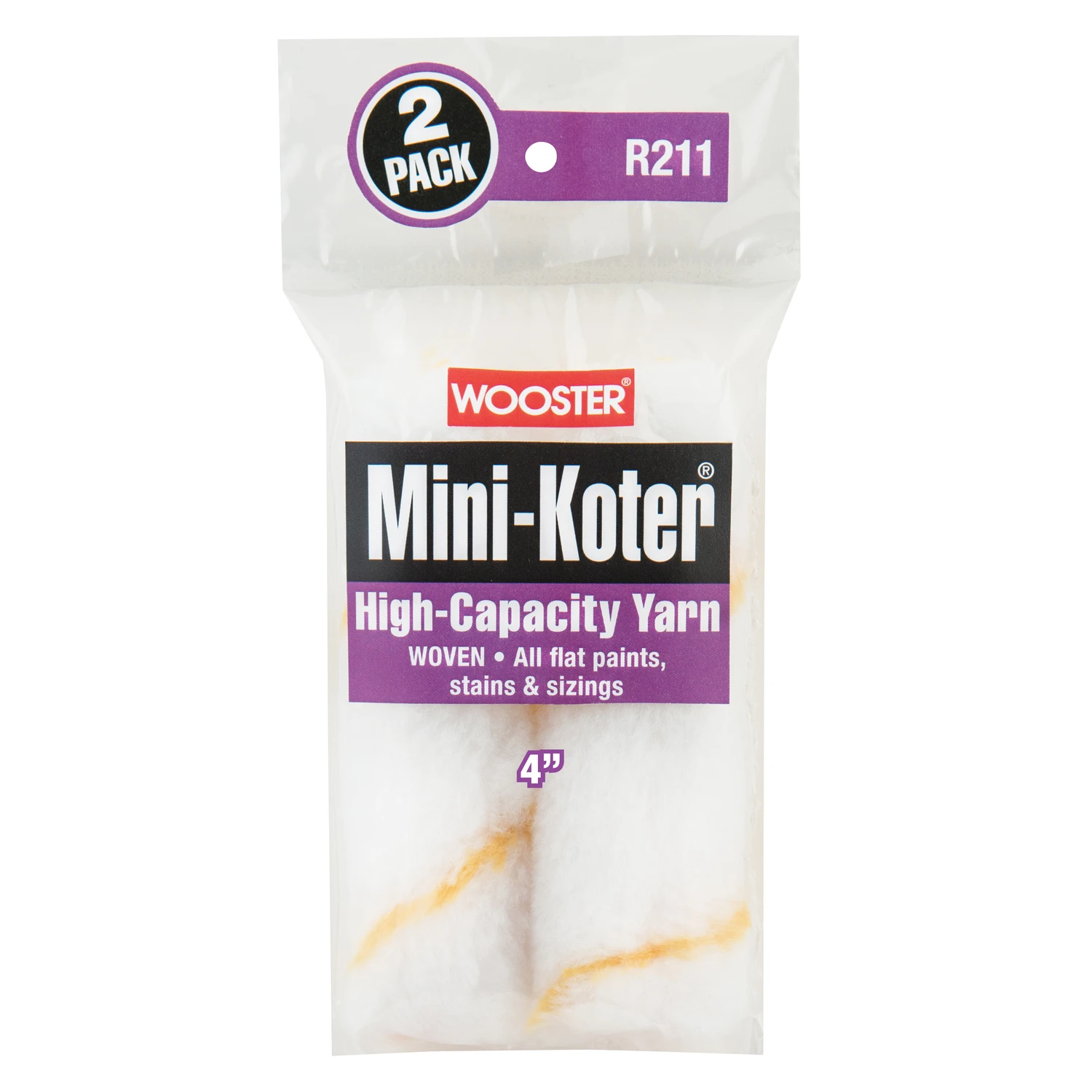 PAINT ROLLR CVR YN4"2PK