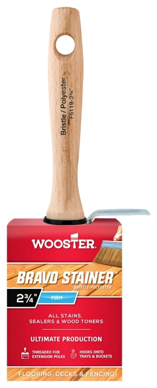 Wooster Bravo Stainer 2-3/4 In. Bristle Brush