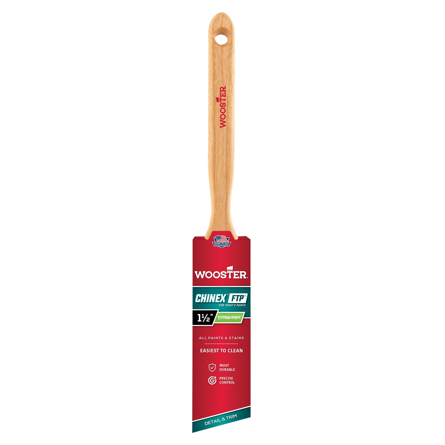 Chinex Ftp 1.5 In. Angle Sash Paint Brush - Durable & Easy To Clean
