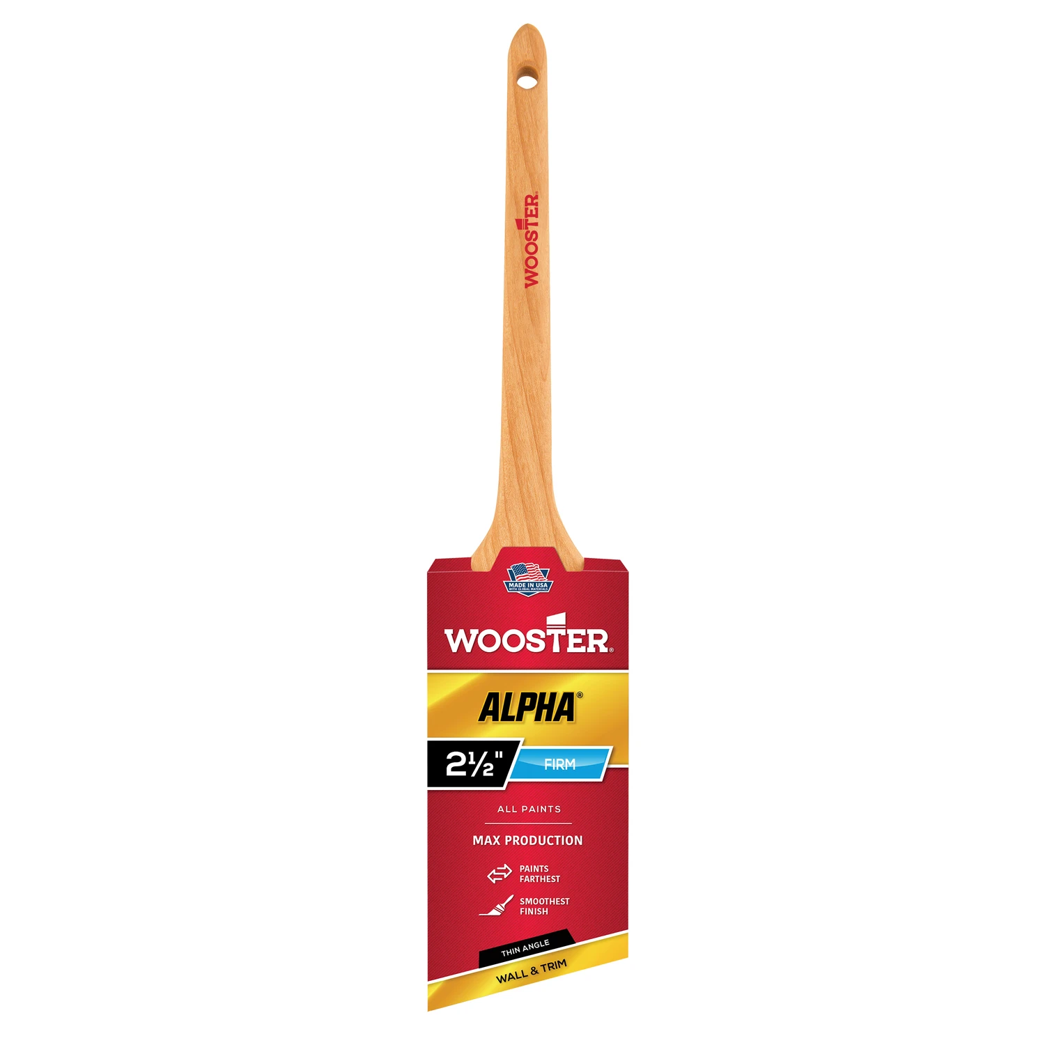 Alpha 2-1/2 In. Thin Angle Sash Paint Brush - Model 4230-2 1/2