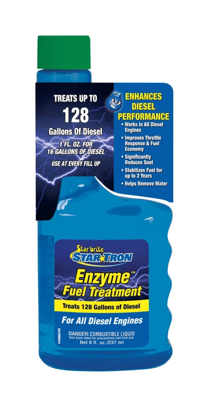 Star Tron Diesel Fuel Treatment 8 Oz - Fuel Stabilizer & Engine Cleaner