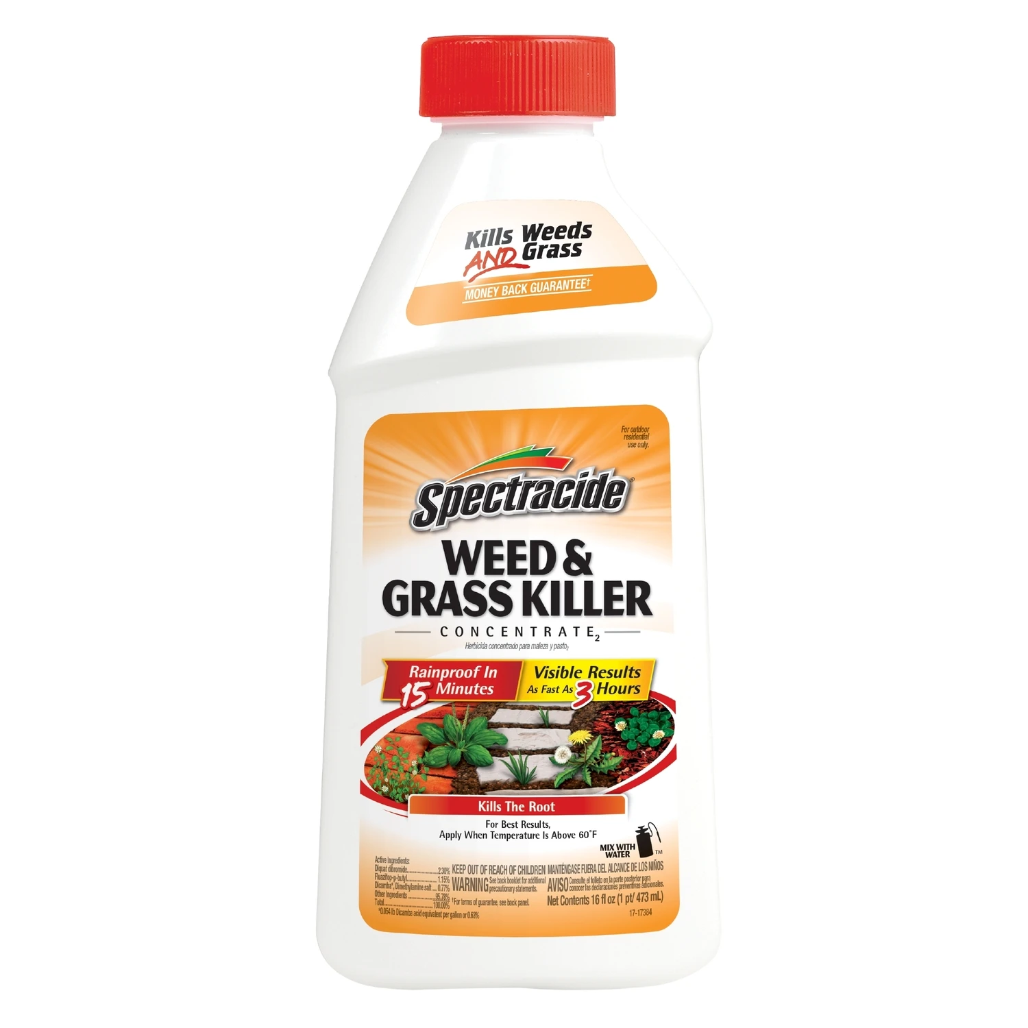 Weed & Grass Killer Concentrate 16 Oz - Non-selective Herbicide
