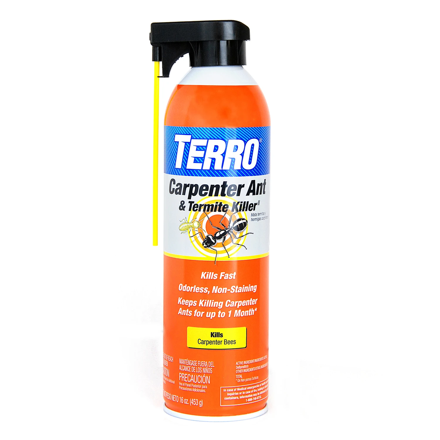 16 Oz. Carpenter Ant & Termite Killer Aerosol Spray With 2-way Nozzle