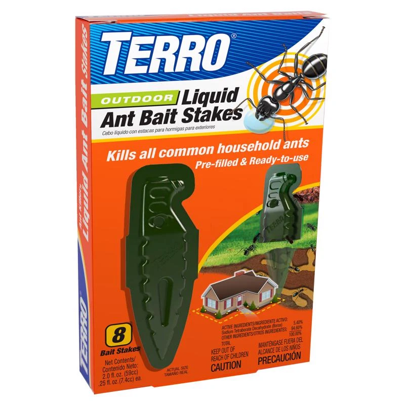 Liquid Ant Bait Stakes, Outdoor Use, 8-Pk.