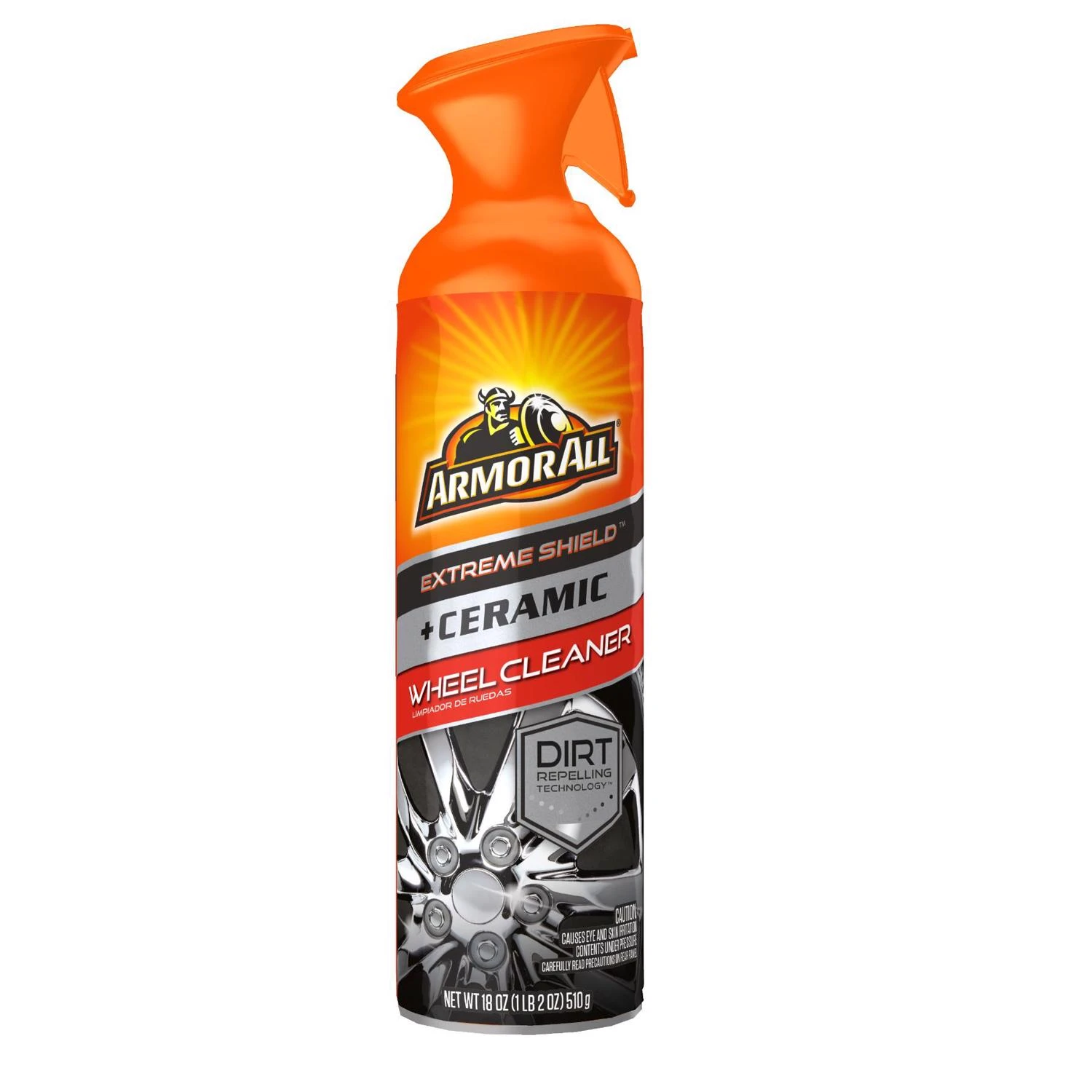 Extreme Shield Ceramic Wheel Cleaner 18 Oz - Aerosol Spray For All Wheels