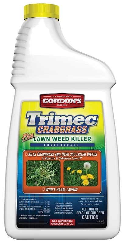 Trimec Crabgrass & Weed Killer Concentrate 1 Quart - 3-way Herbicide Blend