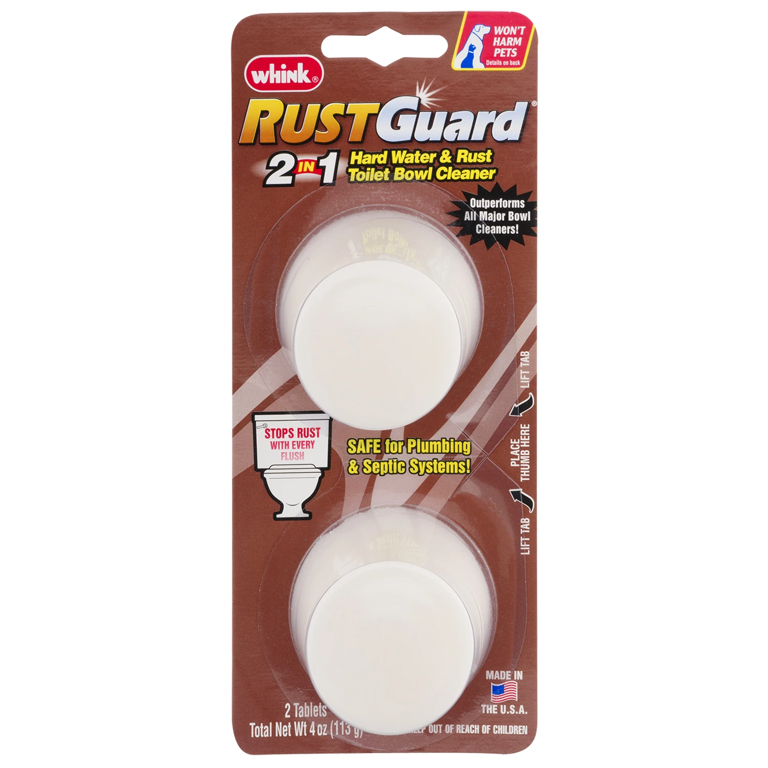 4OZ RUST GUARD TOILET TABLET