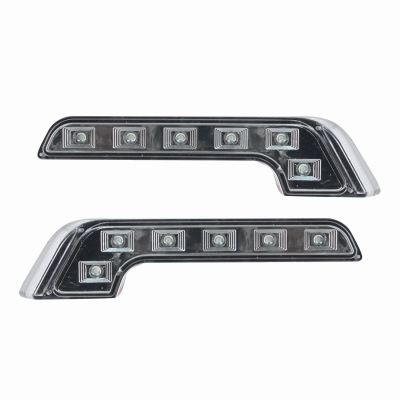 LED Daytime Accent Light, Style E, White, 6.75 x 7/8 x 5/8-In., 2-Pk.