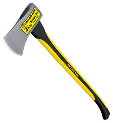 3.25LB SINGLE BIT AXE W/ FIBERGLASS HANDLE