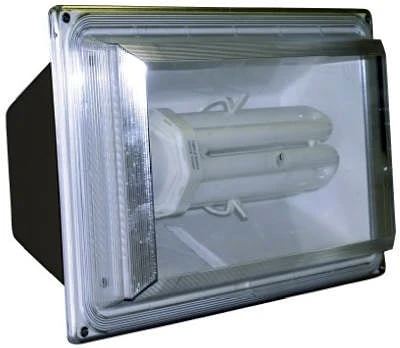 9266 65w Fluorex Security Flood Light, Bronze Finish
