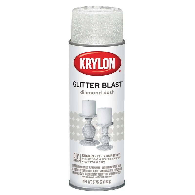 Glitter Blast Diamond Dust Spray Paint 5.75 Oz - Indoor/outdoor Use