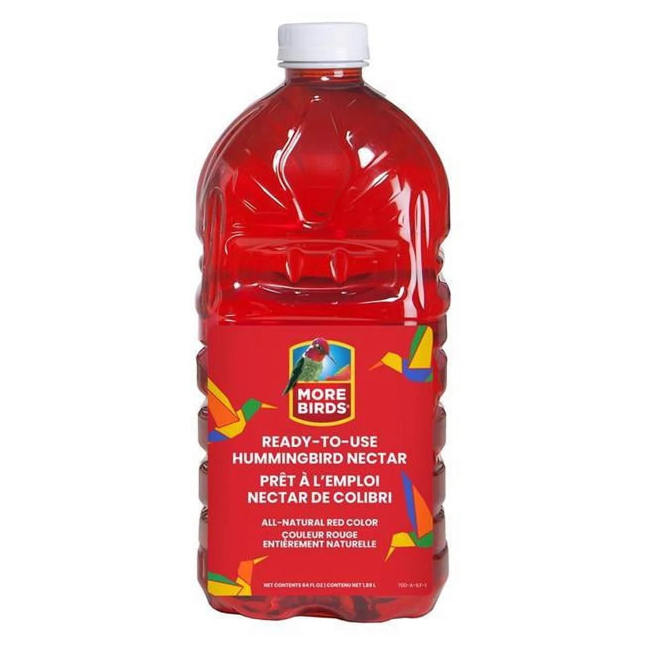 64 Oz. All-natural Red Ready To Use Hummingbird Nectar With Vitamins