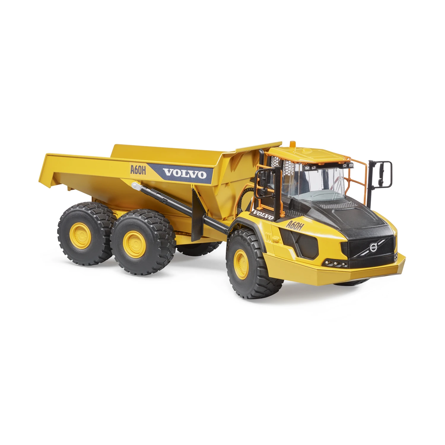 Volvo A60h Articulated Hauler Toy - 1:16 Scale Multicolored Construction Vehicle