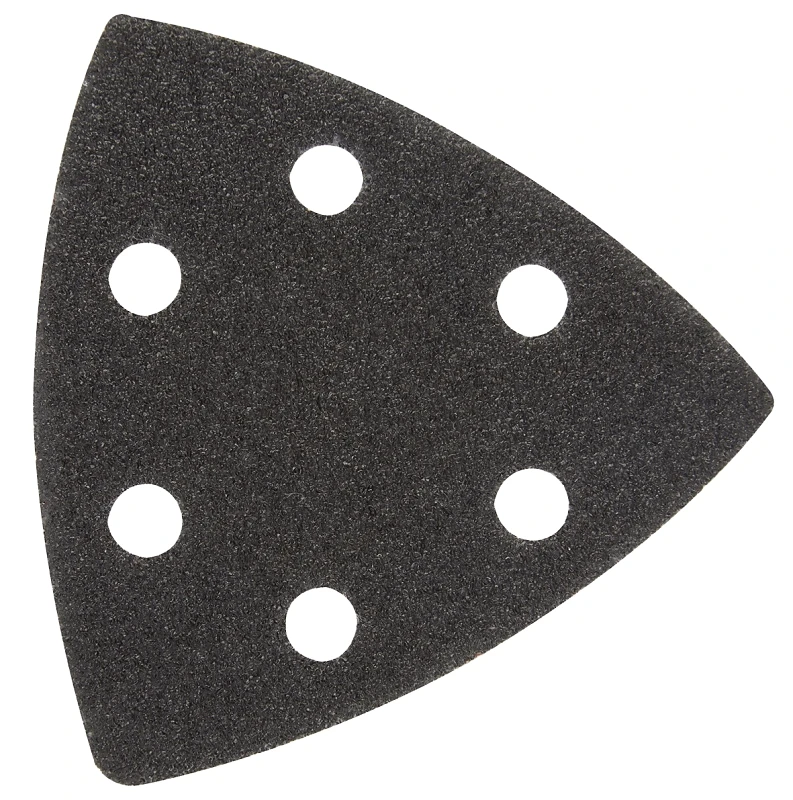 Milwaukee 3-1/2 in. Silicon Carbide 60 Grit Triangular Sanding Paper 6 pk