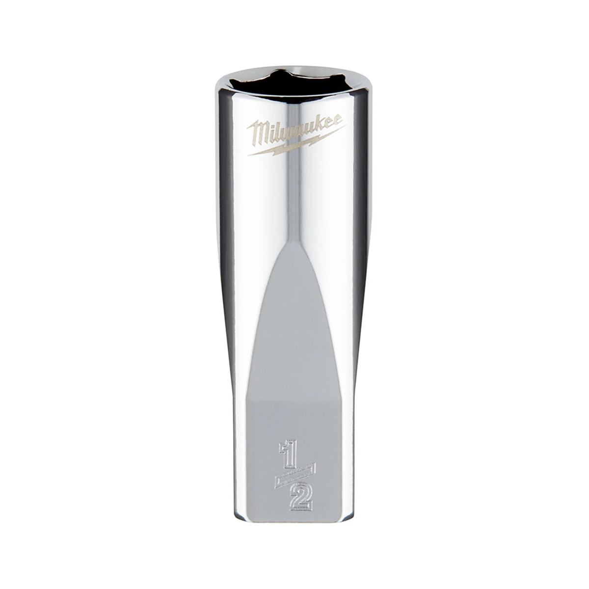 1/4 In. Drive 1/2 In. 6-point Deep Socket With Four Flat Sides