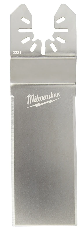 Milwaukee Wide Stainless Steel Tapered Sealant Cutting Multi-Tool Oscillating Blade (5-Piece)