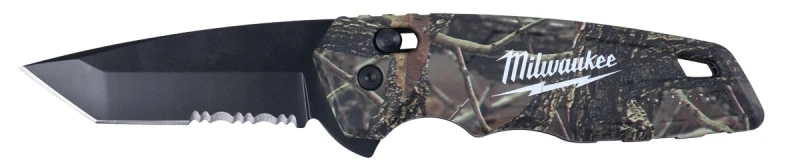 Milwaukee Fastback 7-3/4 in. Flip Folding Spring Assisted Pocket Knife Camouflage 1 pk