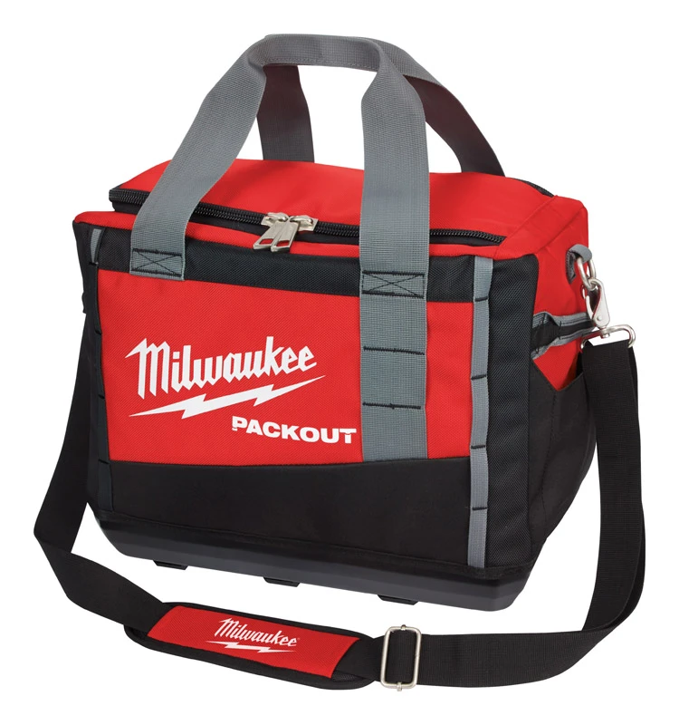 Packout 15 In. Tool Bag With 3 Pockets - Black/red