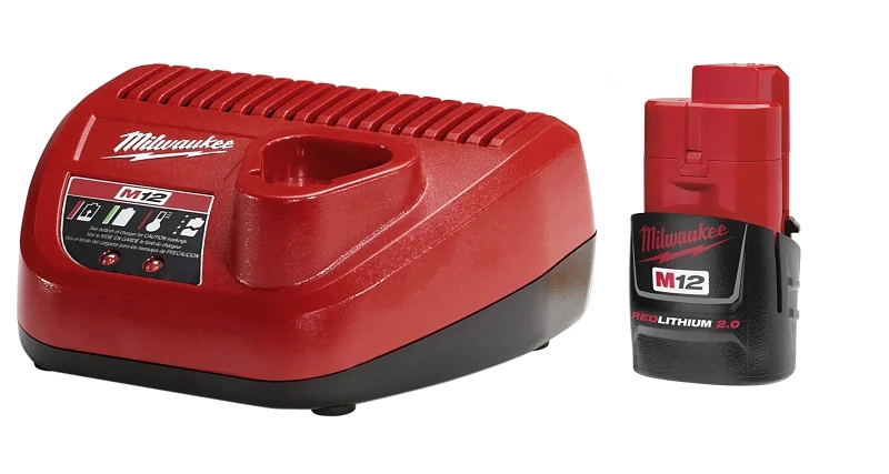 M12 Redlithium 12 Volt Lithium-ion 2.0 Ah Battery And Charger Starter Kit