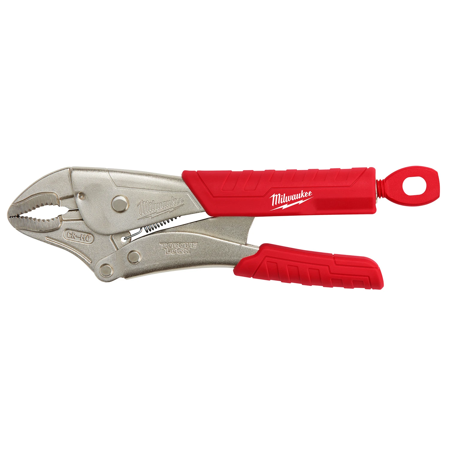 Torque Lock Curved Jaw Locking Pliers, Overmold Grips, 10 In.
