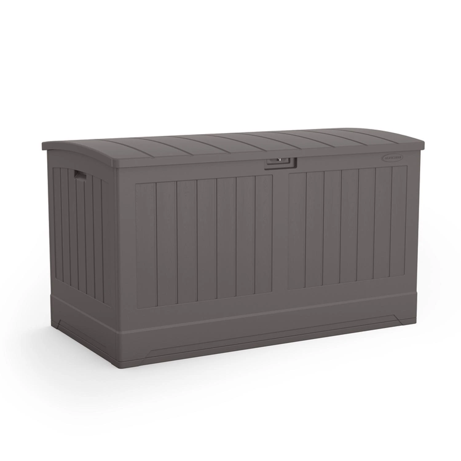58 In. W X 32 In. D Gray Plastic Deck Box 200 Gallon Capacity