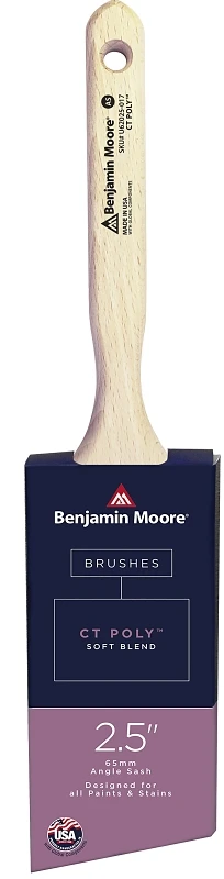 Benjamin Moore CT Poly 2-1/2 in. Soft Angle Paint Brush