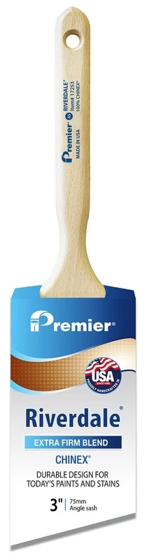 Riverdale 3 Inch Extra Stiff Angle Sash Paint Brush - Model 17253