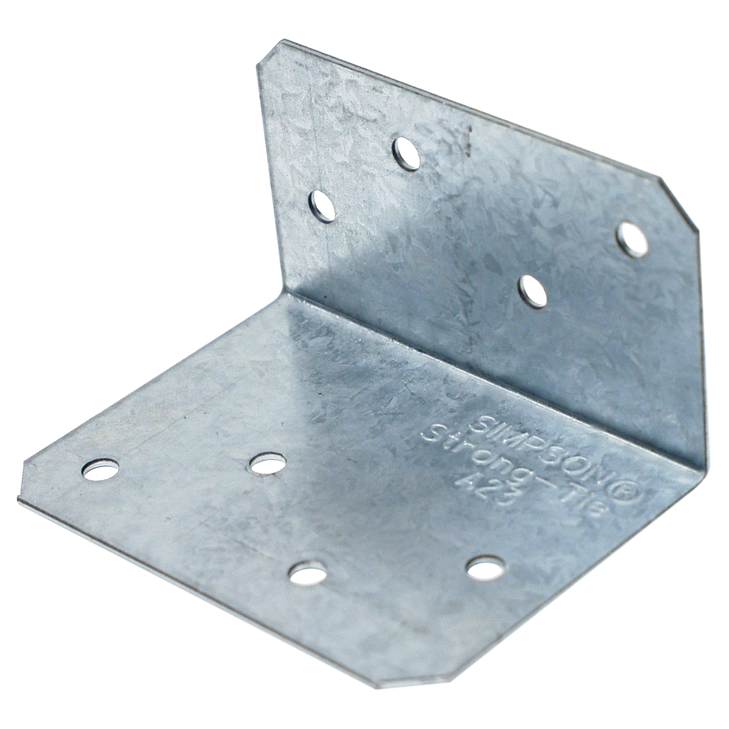 2 In. X 1-1/2 In. X 2-3/4 In. Galvanized Steel 18 Gauge Reinforcing Angle
