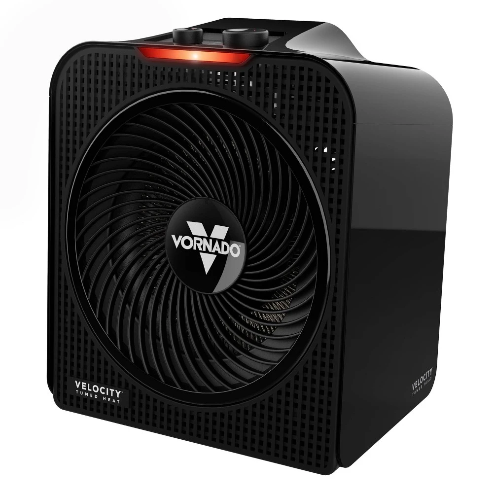 Velocity Three Speed Electric Heater with Adjustable Thermostat and Overheat Protection