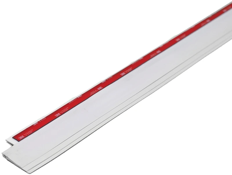 36 In. Brown Aluminum/vinyl Door Bottom Weatherstrip Replacement With 3m Adhesive