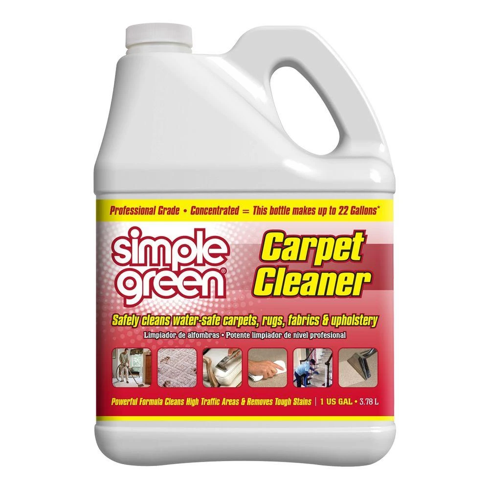 Professional Grade Carpet Cleaner & Stain Remover, 1 Gallon, Concentrated Formula