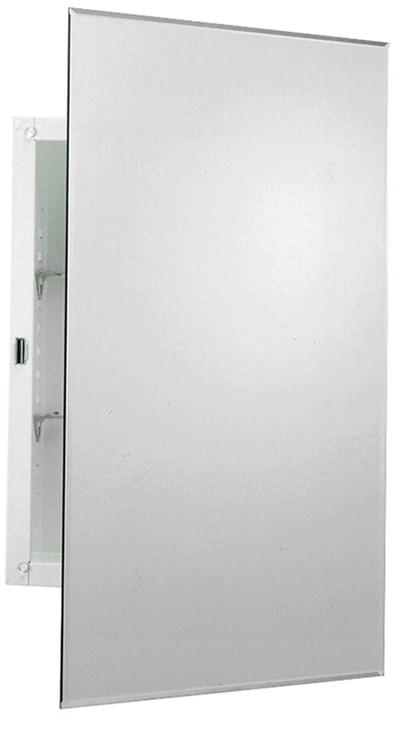 Zenna Home 16 In. W X 26 In. H X 4.5 In. D Frameless Beveled Medicine Cabinet